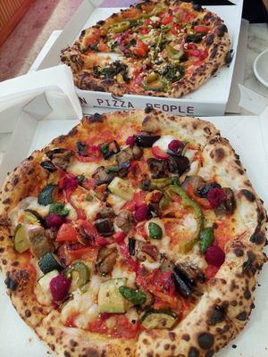 Pizza at Mastino Pizza in Amsterdam