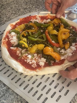 Super nice kitchen 🤩  at Mastino Pizza in Amsterdam