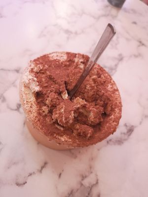 Tiramisu at Mastino Pizza in Amsterdam