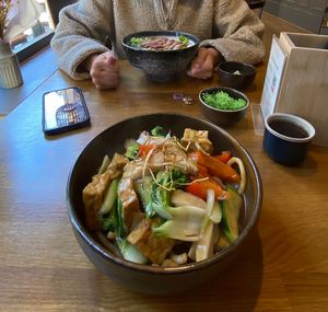 Udon and pho  at Ouai in Leipzig