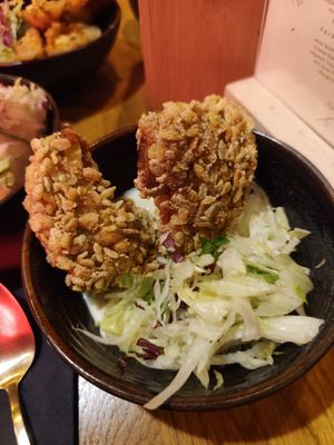 Vegan prawns with wasabi-mayo. Absolutely spectacular. I could eat this every day. at Ouai in Leipzig