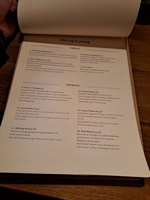 Menu January 2026 at Ouai in Leipzig