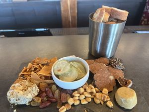 Vegan Board  at Living Roots Wine & Co in Rochester