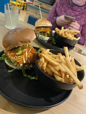   at Om Burger in Bristol