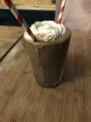 PB Vegan Shake at Om Burger in Bristol