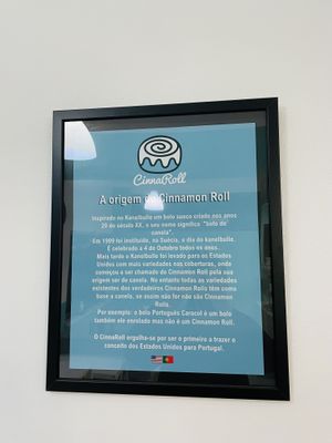 Cinnamon rolls history class  #Veganuary at CinnaRoll in Quinta Do Conde