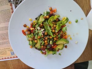 Mexican salad at CODA the V Taste in Sighisoara