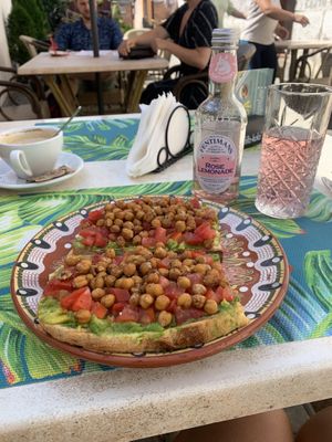 Avocado toast at CODA the V Taste in Sighisoara