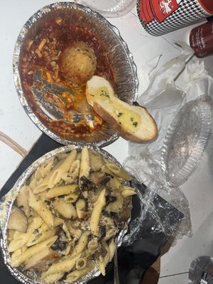 The arancini is so good here!!!   at Cafe Avellino in Swampscott