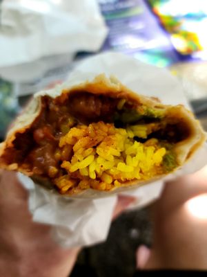Vegan burrito 🌯 at Little Mex-Lotta Fresh in Raglan