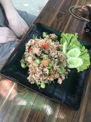 fried rice  at GoGreen Vegetarian Restaurant in Phnom Penh