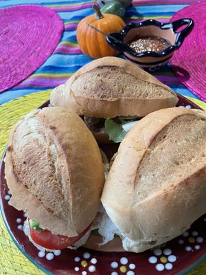 Tortas at Guanajuatito Restaurante in Guanajuato