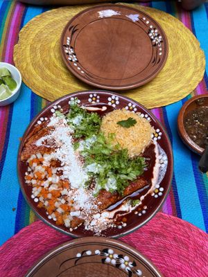 Enchiladas  at Guanajuatito Restaurante in Guanajuato