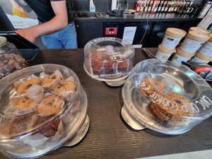 Vegan pastry at IzyCoffee in Ghent