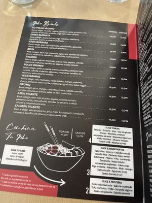   at Oromo Café & Poke in Torrelavega