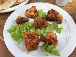 Cauliflower wings at Cabanas 1984 in Tenerife