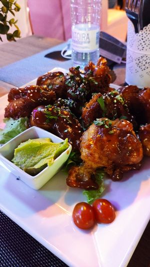 BBQ Cauliflower wings at Cabanas 1984 in Tenerife