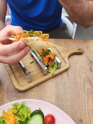 jackfruit tacos at Cabanas 1984 in Tenerife