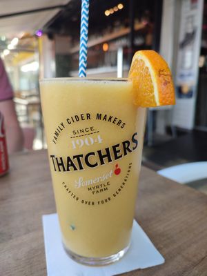 Mango Madness Smoothie at Cabanas 1984 in Tenerife