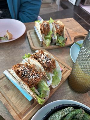 Tacos with Jackfruit  at Cabanas 1984 in Tenerife