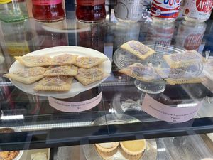 Homemade pop tarts  at Hark! Cafe in Plymouth