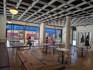 Inside at Hark! Cafe in Plymouth