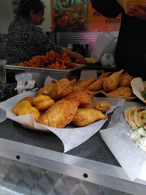 samosas at The Tiffin in Kirkcaldy