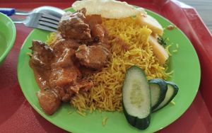 Nasi Briyani 黄姜饭 at Vegetarian 斋 - Geylang Bahru in Central Singapore