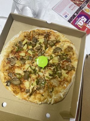 Hawain pizza  at Telepizza in Setubal