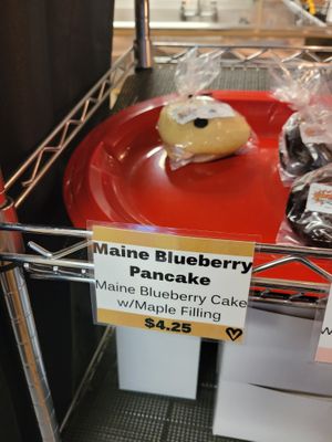Local blueberries and maple!  at Bangin' Whoopie in Bangor