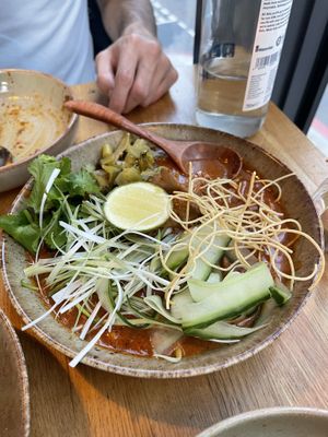 Khao soi noodle laksa at alter in East London