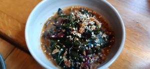 Seaweed salad at alter in East London