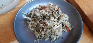 Sticky rice salad at alter in East London