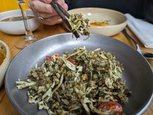 Tea leaf salad at alter in East London