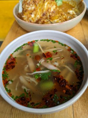 Soup at alter in East London