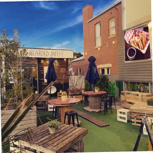 Garden Dining at The Bearded Jaffle in St Kilda