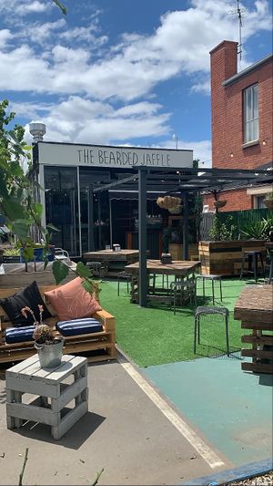 The Courtyard at The Bearded Jaffle in St Kilda