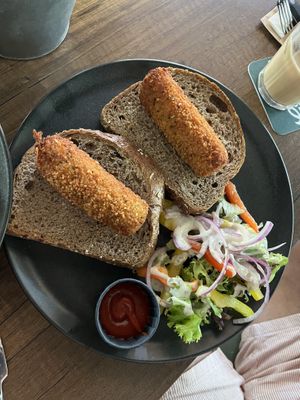 Vegan kroketten   at Eetcafé de Sjampetter in Deventer