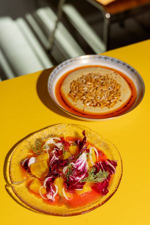  at Two Forks Hummus Shop in Malmo