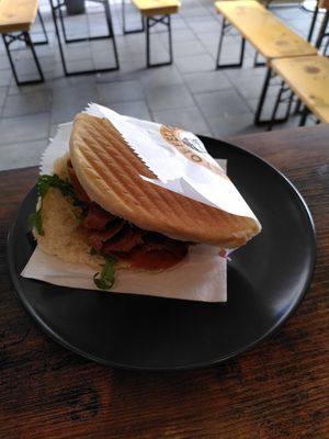 Seitan döner at KartoffelKonig - Willy-Brandt-Platz in Munich