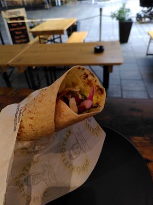 Seitan wrap at KartoffelKonig - Willy-Brandt-Platz in Munich