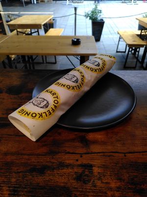 Seitan wrap at KartoffelKonig - Willy-Brandt-Platz in Munich