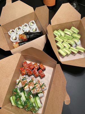 Vegan sushi at Green Sushi - Pop up in Msida