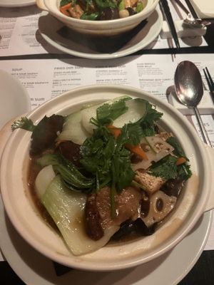 Buddhas delight ramen (gorgeous)  at Opium  in Glasgow