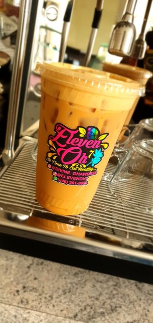 Iced Latte in any flavor at Eleven Oh 7 in Saint Michael