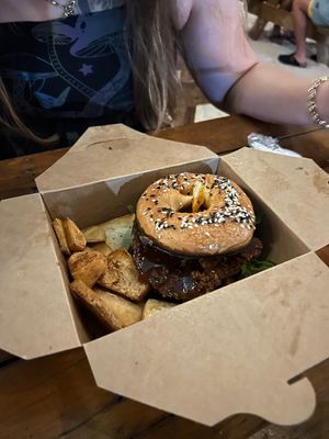 Ultimate island combo with bread chips at Eleven Oh 7 in Saint Michael