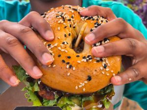 Bajan Hot Hunny Chik'N Sandwich at Eleven Oh 7 in Saint Michael