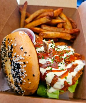 Chipotle Chik'N Sandwich at Eleven Oh 7 in Saint Michael