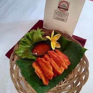 Stik tempe balado. isi 12 pcs at Dapur Sukabeda - Tahu Geol in Kuta