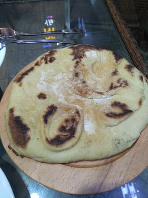 Pita bread at The Hummus House in Da Nang